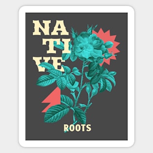 Native Roots Wildflower Sticker